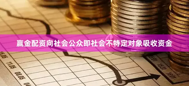 赢金配资向社会公众即社会不特定对象吸收资金