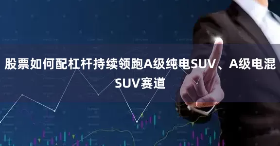 股票如何配杠杆持续领跑A级纯电SUV、A级电混SUV赛道
