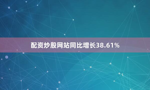 配资炒股网站同比增长38.61%