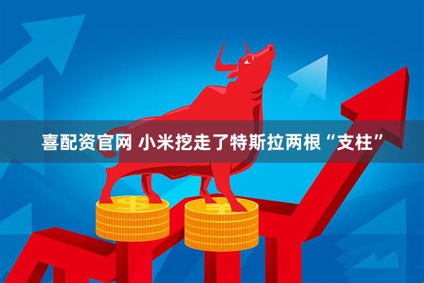 喜配资官网 小米挖走了特斯拉两根“支柱”